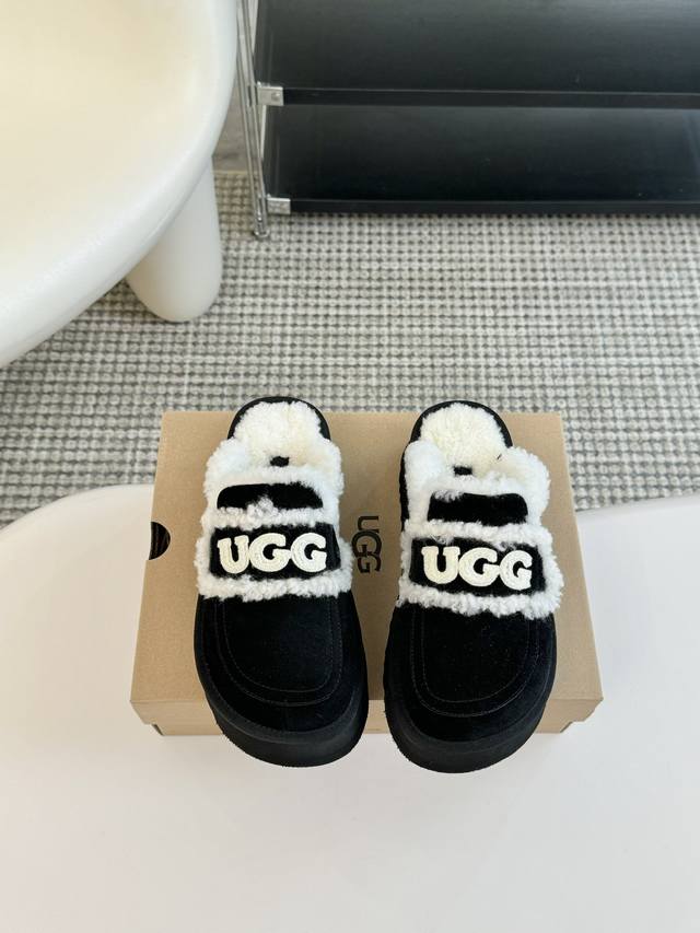 Slippers Ugg~Vs Autumn/Winter Hot Selling Platform Casual Fur Shoes Series Plat