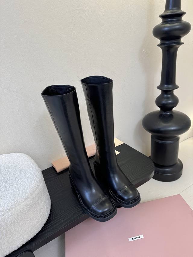 Long Boots Short Boots 600 Miumiu Fall/Winter Limited Edition Runway Mid-Calf B