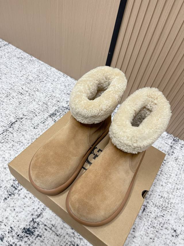 Top Quality: Ugg Winter New Women's Casual Comfortable Thick-Soled Round Toe Cot