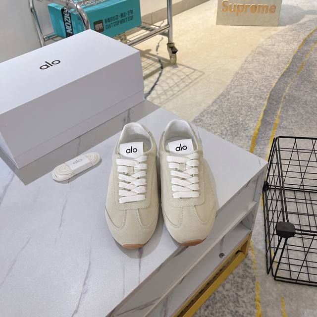 Factory Direct Import Grade Alo 2025 Spring/Summer Thick-Soled Comfortable Coup