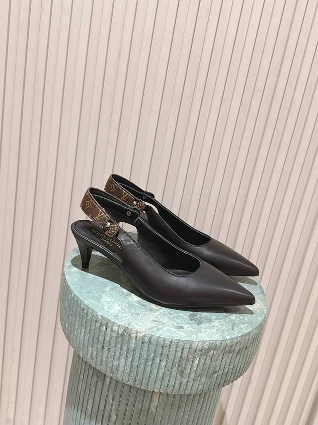 Top Version: High Heel: Low Heel 430 Louis Vuitton Ss25 F057 New Arrival LV Spri