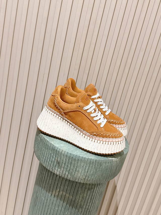 Top Version: New Colorway: Chloe's New Platform Biscuit Shoes! A super stylish a