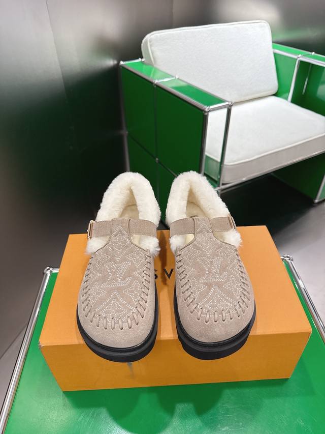 LV Louis Vuitton Colorado Comfort Mary Jane Shoes with Furry Liners These Colora