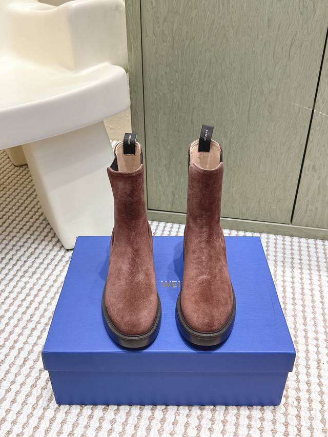 Top-grade sheepskin leather, 340 yuan. Stuart Weitzman Fall/Winter new ankle bo