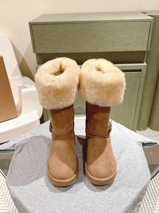 Ugg 224 Autumn/Winter New Arrival Dopamine Snow Boots, Water-Repellent Snow Boot