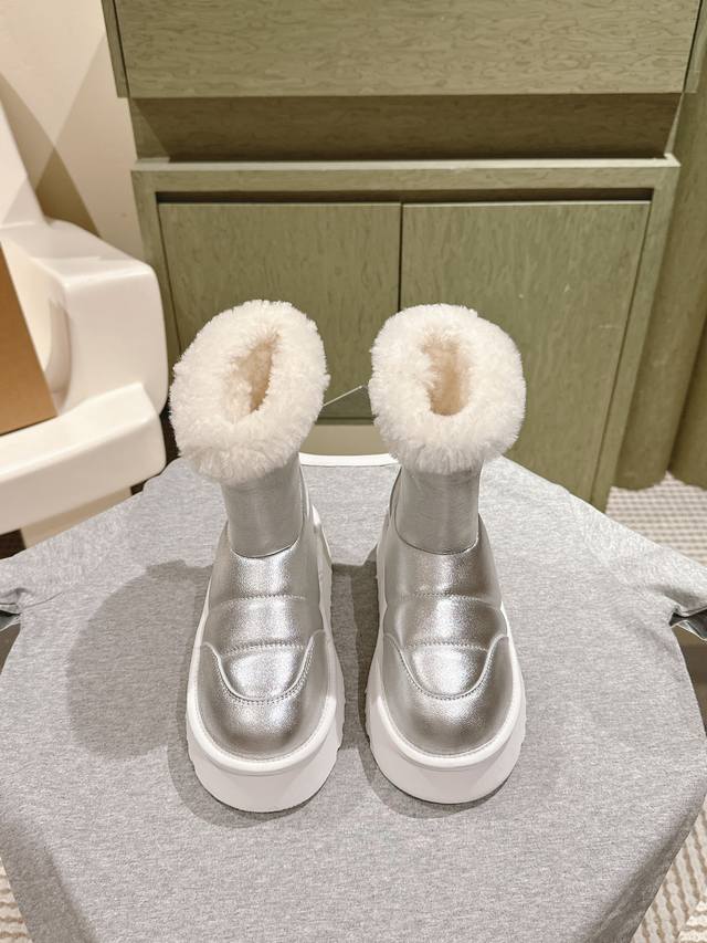 Ugg 224 Autumn/Winter New Arrival Dopamine Snow Boots, Water-Repellent Boots, Su