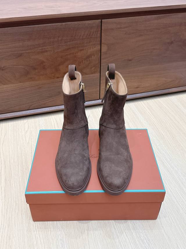 Retail-grade Loro Pian*25S Spring/Summer New Minimalist Retro Side Zipper Flat A