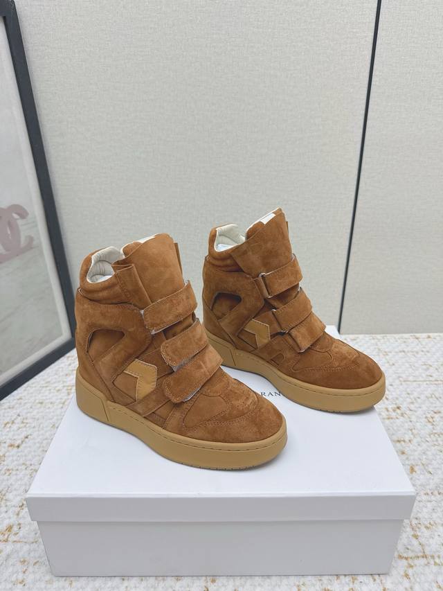 High-Quality Factory Version Isabel Marant Bobby Wedge Casual Shoes A perfect e