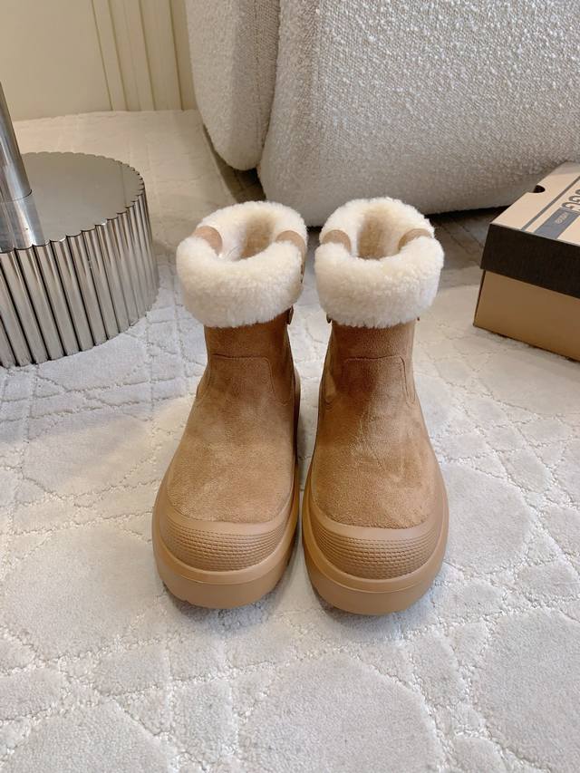 Ugg New Wool Warm Snow Boots, Super Thick and Warm, Classic and Versatile Style