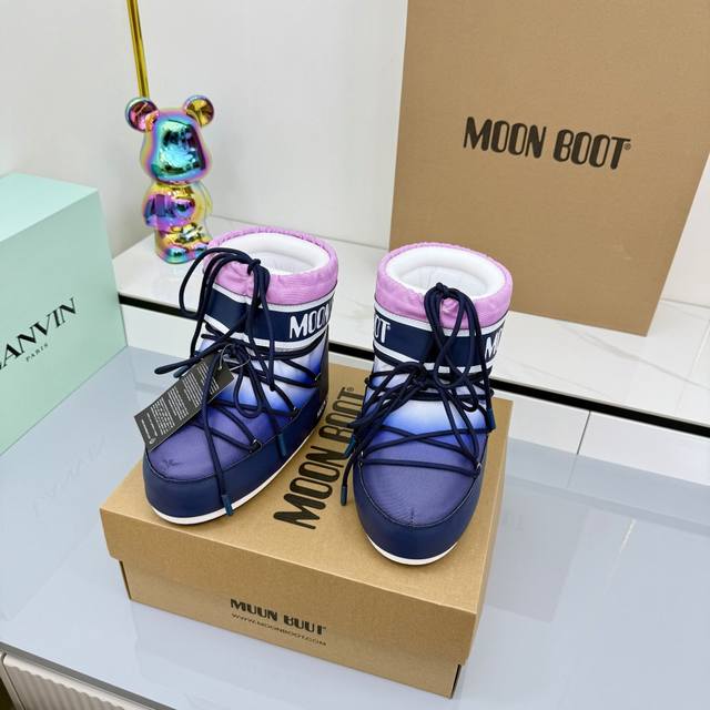 Moon Boots Moon Boot 25Ss Autumn/Winter Newest Snow Boot Series Ugly-Cute Short