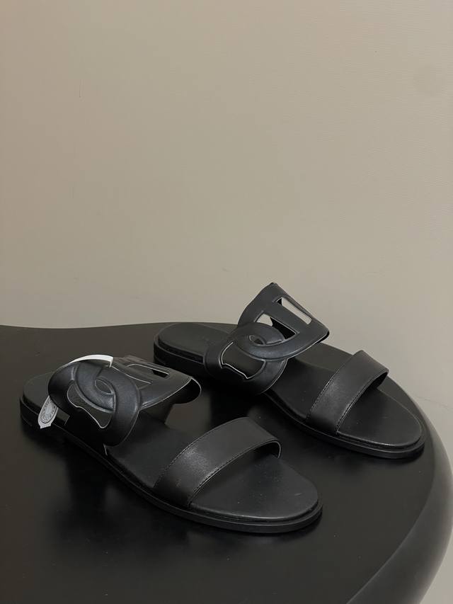 Top quality with a high-end airplane box Hermes Lagune sandal series pig nose f