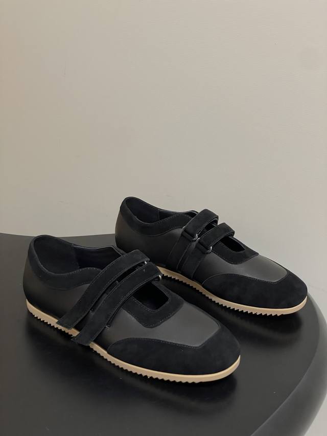 The Row 2026 Spring/Summer New Tr Velcro Mary Jane Casual Shoes Stylish, playful