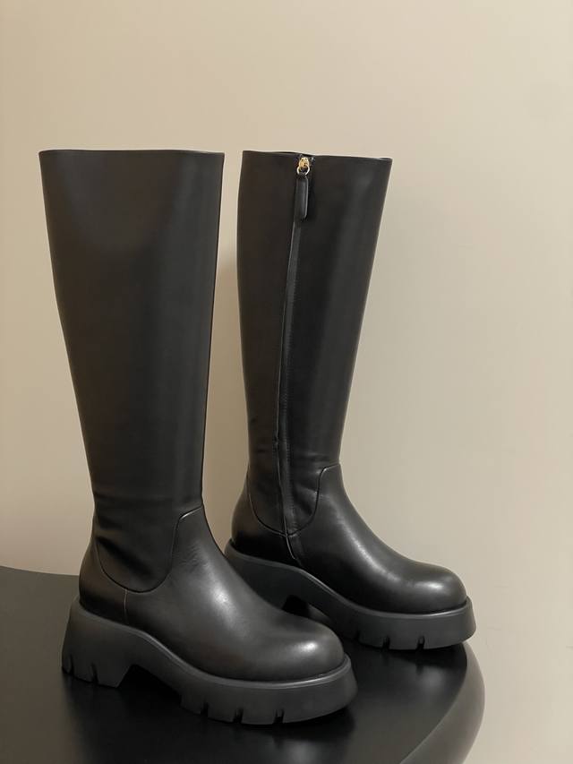 Top Quality Gianvito Rossi 25S Autumn/Winter New Rossi Gr Platform Straight Boot