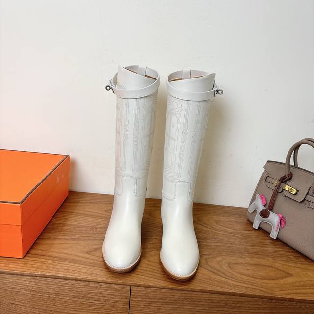Herme S Classic Kelly Boots SS25 Autumn/Winter Style Classic Kelly half-calfskin