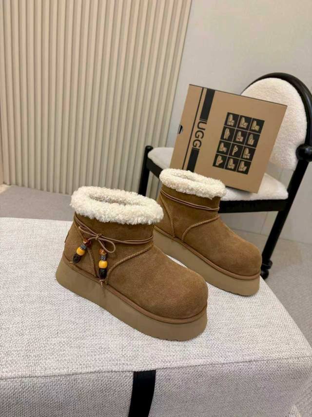 2025 New Ugg Snow Boots - Two Ways to Wear Factory direct, thick-soled, chunky b