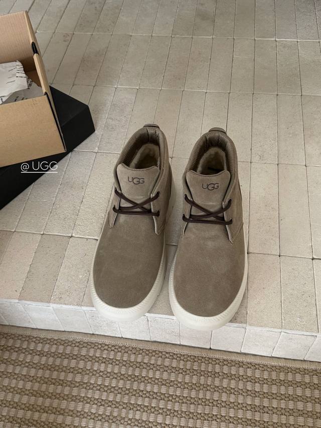 1151773 Bereaves Men's Wool Chuck Boots Simple retro style, casual and versatile