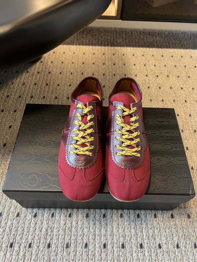 Top-tier Dries Van Note*25Ss Retro Color-Blocked German Training Shoes DDD. Base