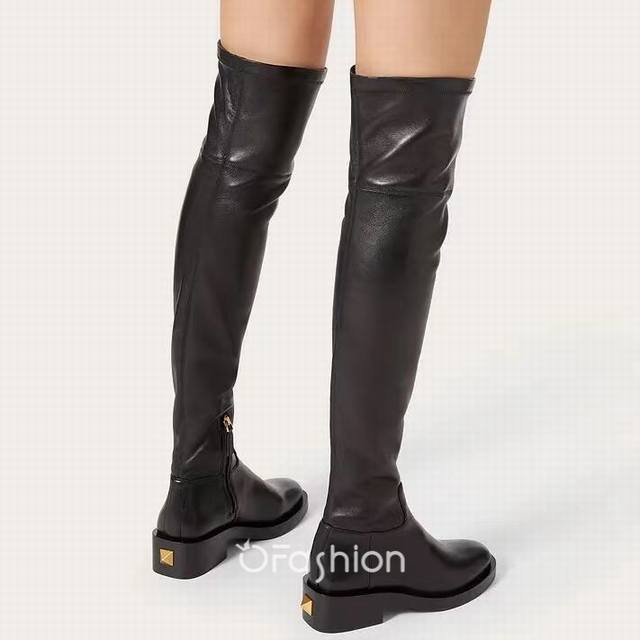 Valentino over-the-knee boots. Instantly transform into a sophisticated and ele