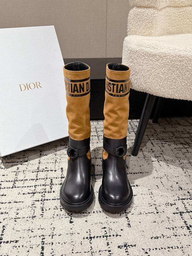 Lilt and Furlined Dior 25 Classic Rider Boots# New Colorway Graffiti Straight Bo