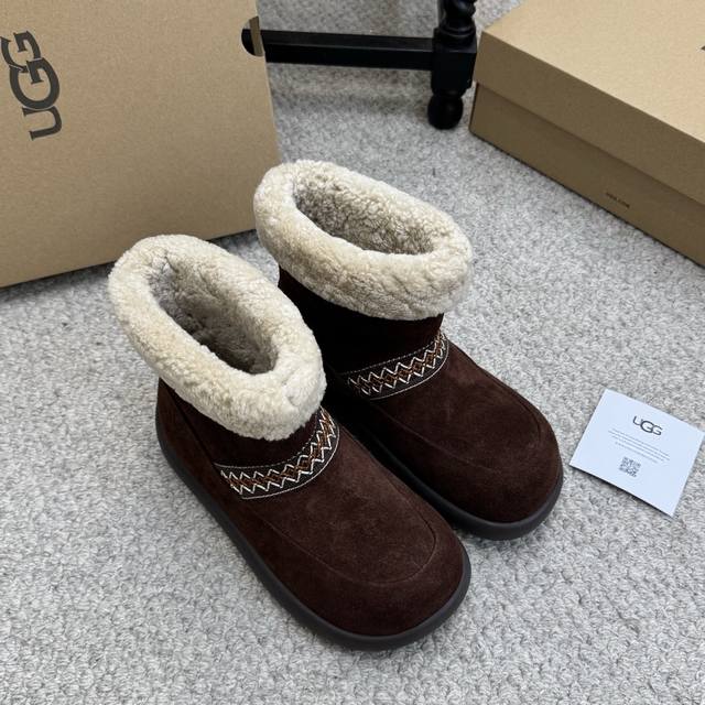 Furry Shoes Ugg 25Ss Autumn/Winter Trendy Furry Casual Shoes. The soft design p