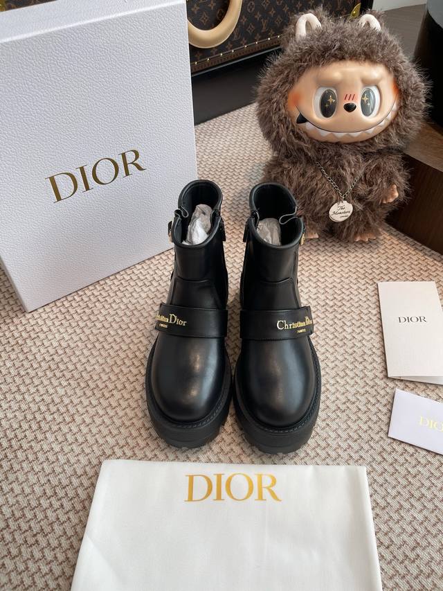 Dior Top-Tier Ankle Boots. The entire pair is sourced from the original and deve