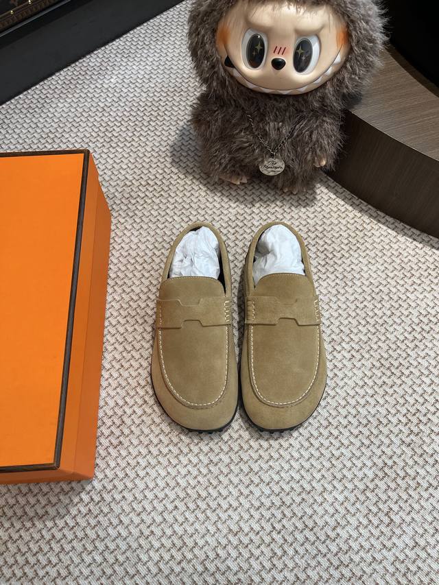 Hermes Loafers. The entire pair is sourced from the original and developed usin