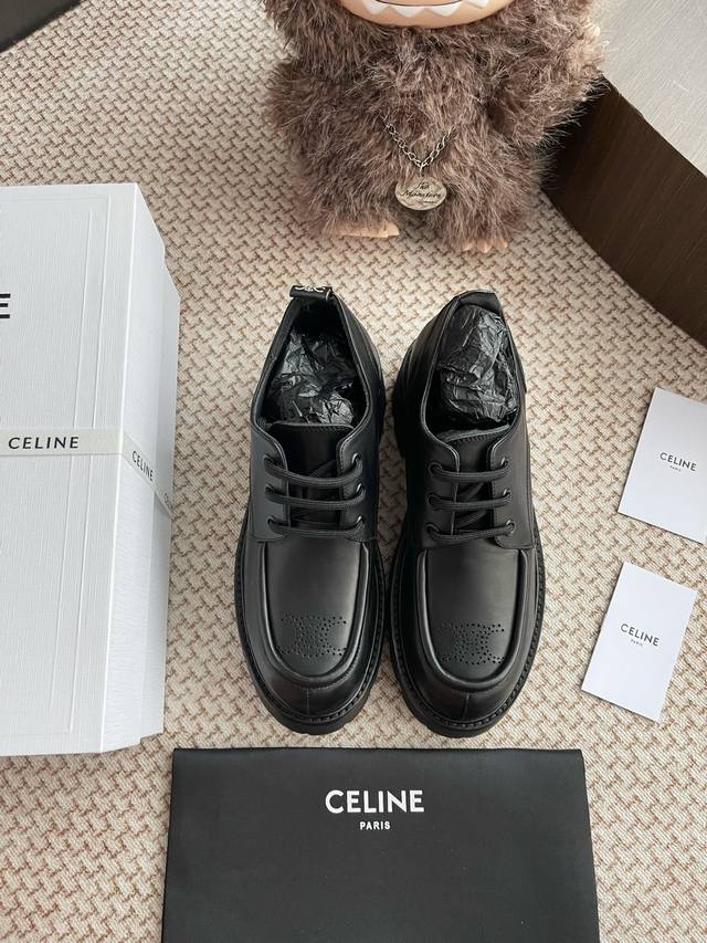 Celine 25 New Platform Loafers. The entire shoe is sourced from the original man