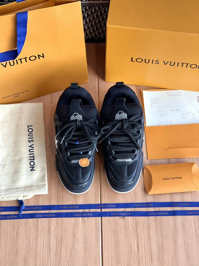 Lv Skate series shoes are entirely sourced from and developed using authentic ma