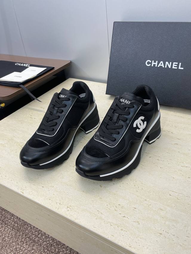 Factory direct price Chanel 2025 Autumn/Winter New Lace-up Casual Women's Shoes