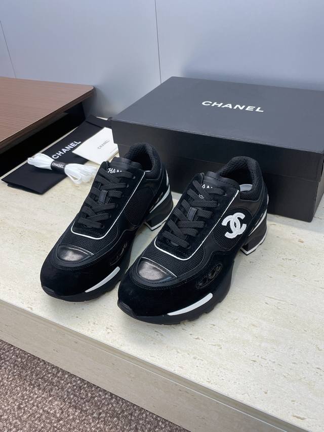 Factory Price Chanel 2025 Autumn/Winter New Lace-up Casual Women's Shoes, Chanel