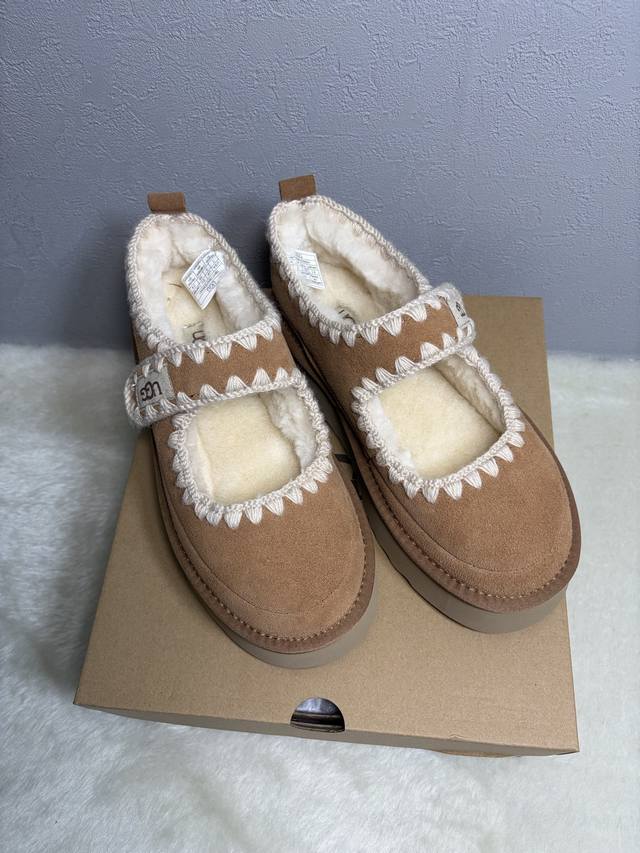 New Arrival Item No.: Ugg1172517 Mary Jane ethnic style collaboration, thick-sol