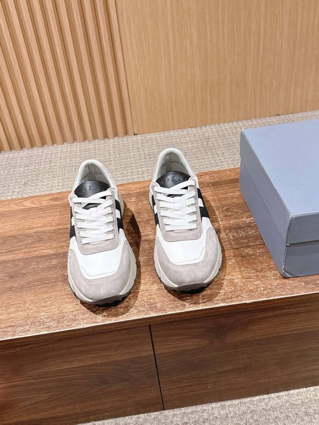 Limited Men's Sizes: Hauge Series Cloud Shoes with Trendy H-Color Block Design~