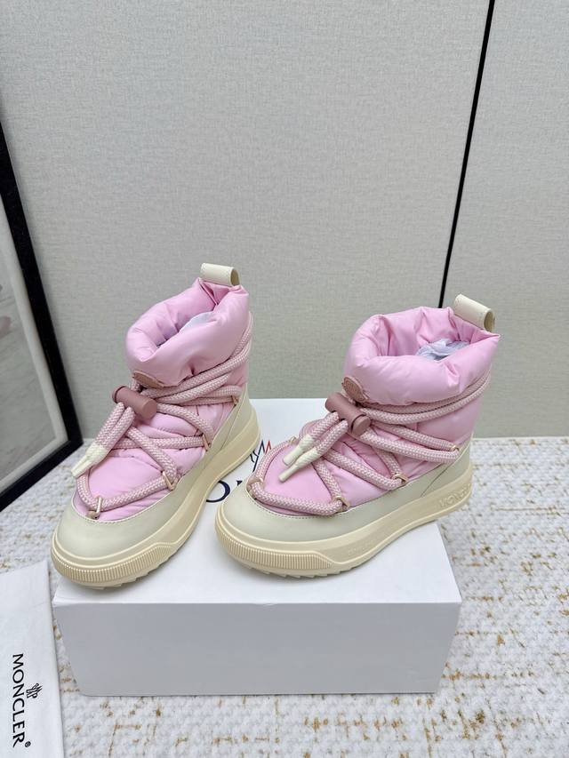 High-quality factory version Moncler 2025 new snow boots, a perfect blend of lu