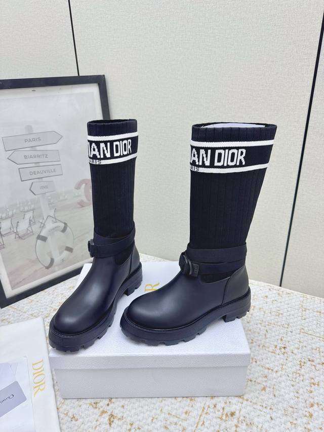 High-quality factory version Dior Dior Cd 2025 Fall/Winter long boots Dior Cd 2
