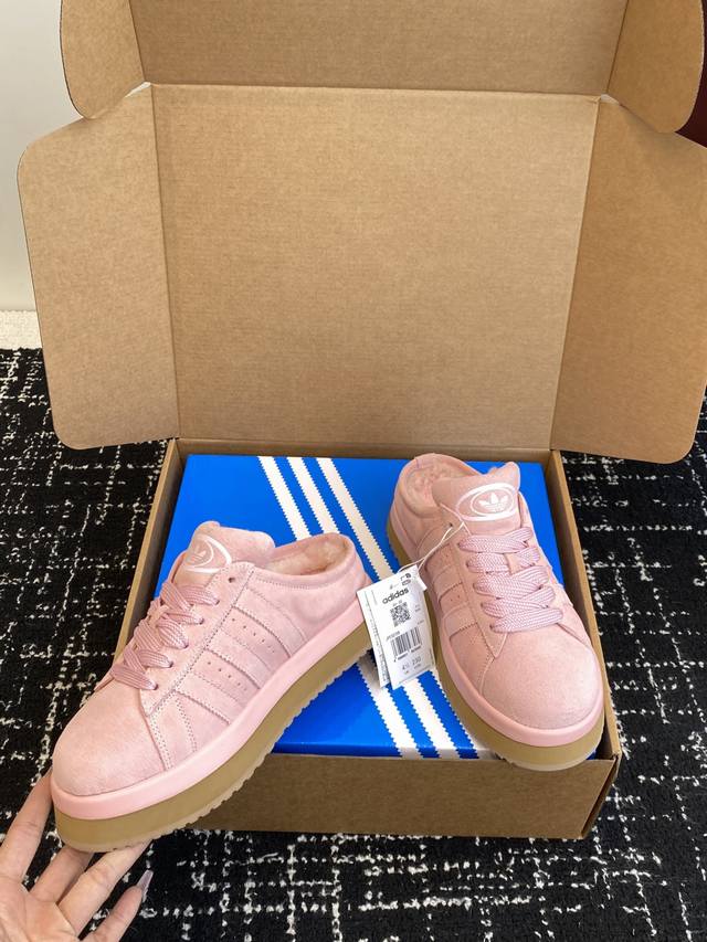 High-quality half-slip-on snow boots, 380 RMB. Adidas Originals 25Ss Autumn/Win