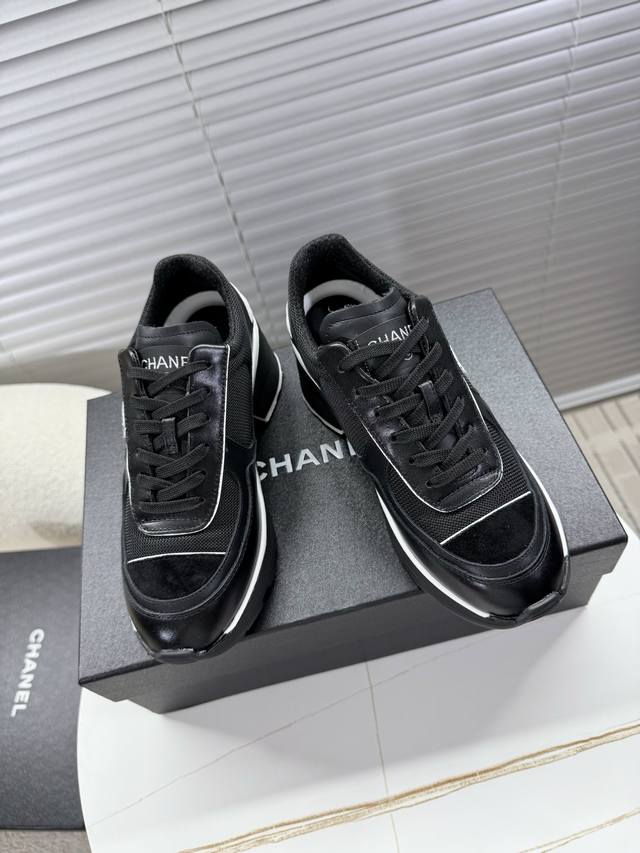 Chanel Fall/Winter 2025 New Arrival High-Heeled Sneakers, Platform Sneakers Love