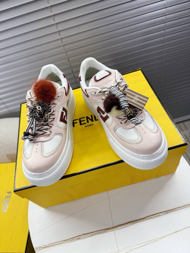 Fendi Match Latest Biscuit Shoes; Platform Shoes; Sneakers; Skate Shoes Fendi Ma