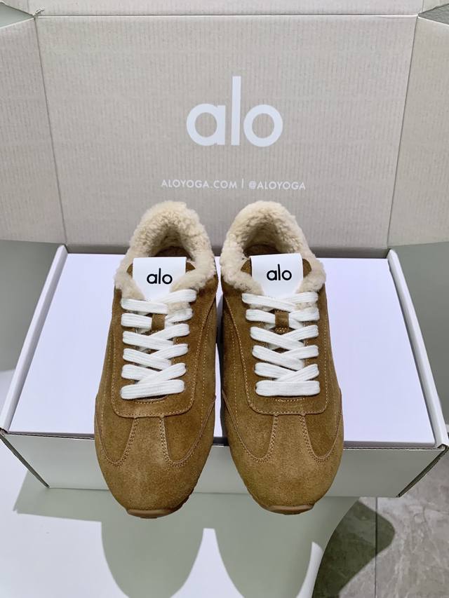 Winter Top-Tier Wool Version Alo 2025 Winter Thick-Soled Comfortable Couple Casu