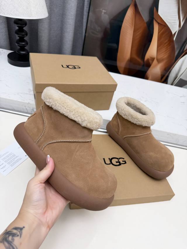 Ug25 The latest hot-selling thick-soled mini wool boots are a must-have for ever