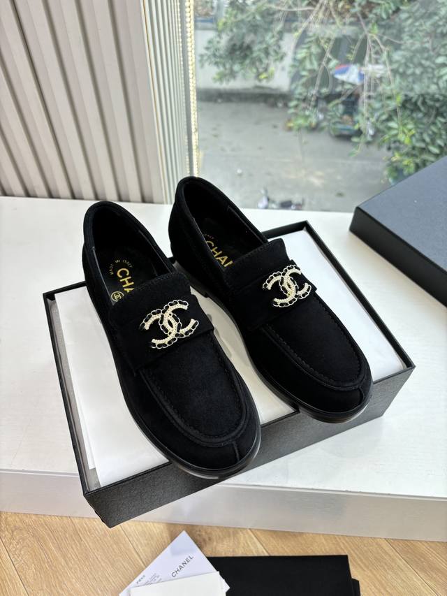 G302 Chanel Loafers with metal buckle, high-quality replica. These new loafers a