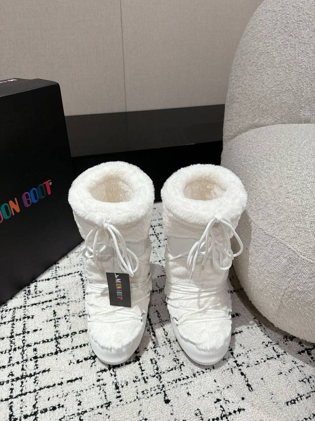 Top Version Moon Boot 25 Latest Autumn/Winter Ugly-Cute Snow Boots Forget Uggs,