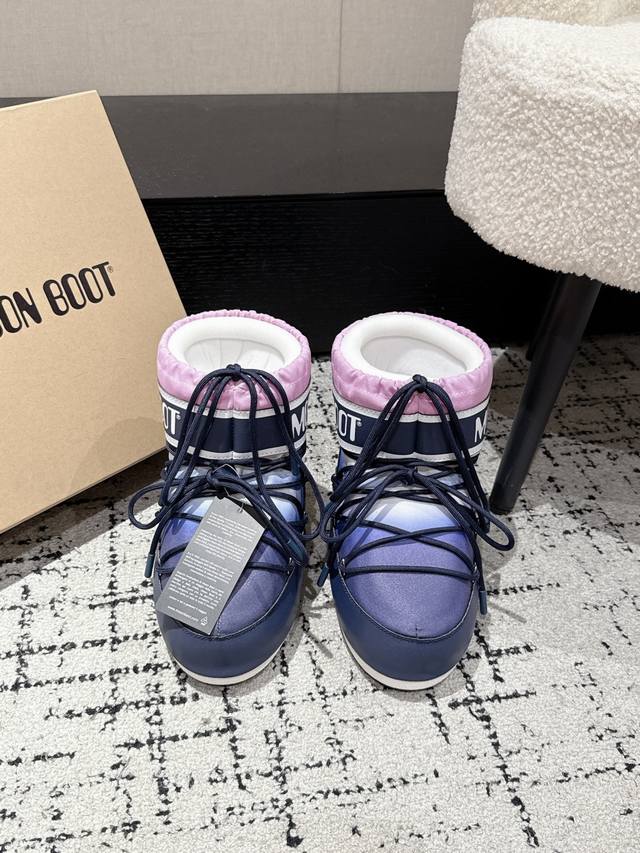 Top Version Moon Boot 25 Latest Autumn/Winter Ugly-Cute Snowy Christmas Ankle Bo