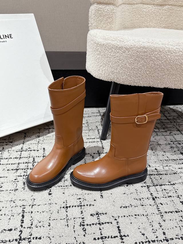 Celine Fall/Winter 2025 Unlverslte 12-inch Dr. Martens Boots These boots are ver
