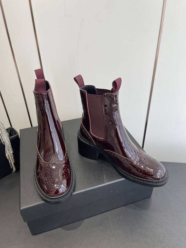Saint Laurent 25Ss Latest Brogue Chelsea Boots Loafers, 2025 New Upgrade, Highly