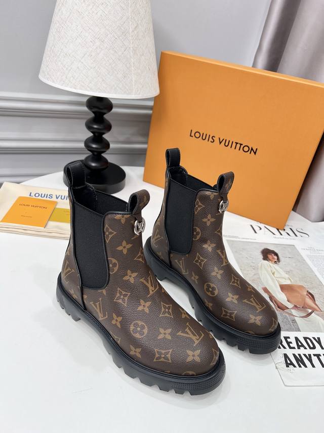 Deer Family 2025 Autumn/Winter New Style Cheshire Leather Ankle Boots 35-41. DD