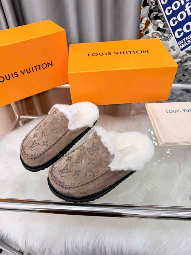 Louis Vuitton's new Fall/Winter wool shoes are now available! 1:1 high-end cust