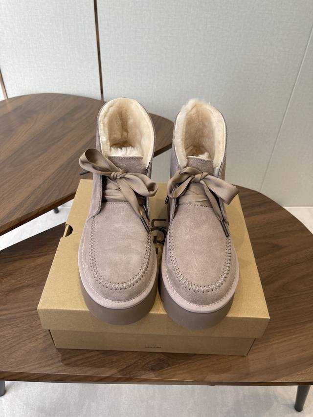 Ugg 25Ss Autumn/Winter Warm Snow Boots The upper is made of suede, and the linin