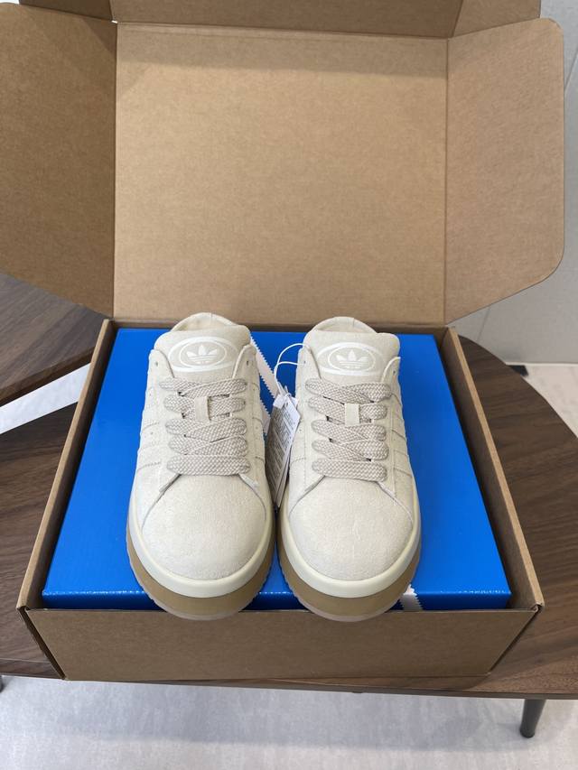 Half-length Snow Boots Adidas Originals 25Ss Autumn/Winter Thick-Soled Wool Hal