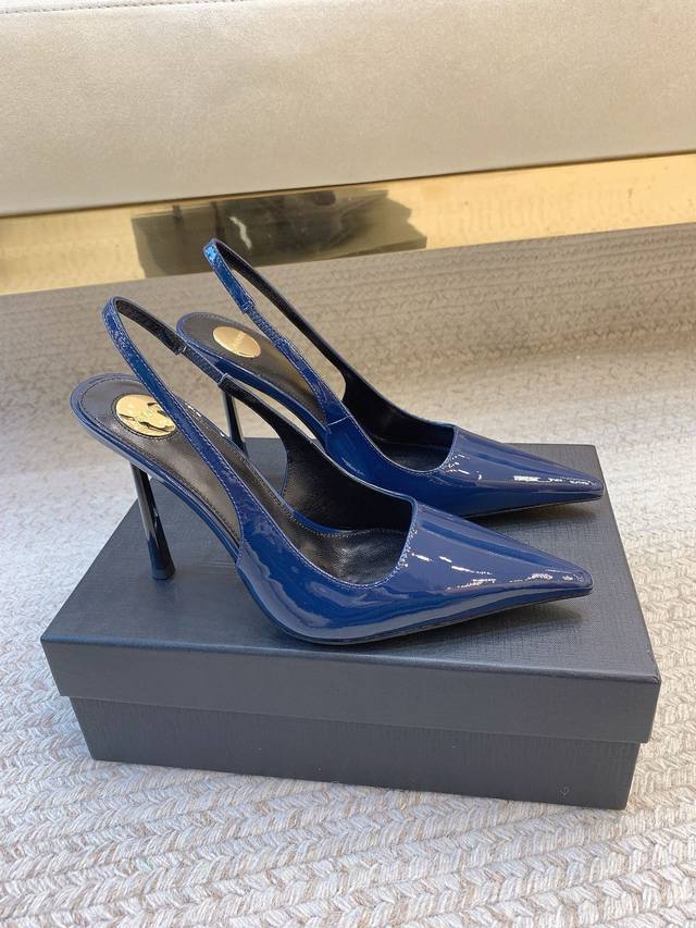 Sain* Lauren* Garlyle Pointed Toe High-Heeled Sandals Original Last, Top Quality