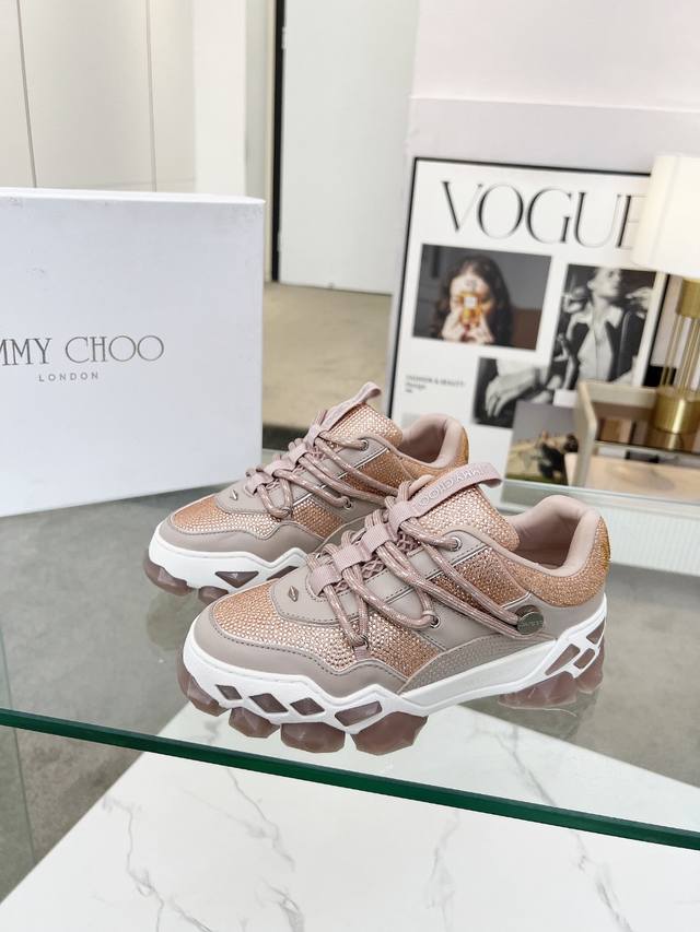 Leather, Diamond-patterned Jimmy Choo 2025 Spring/Summer Diamond X II M series